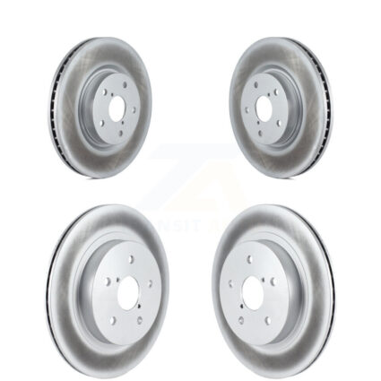 Front Rear Coated Disc Brake Rotors Kit For Subaru Outback WRX Legacy KG-100992