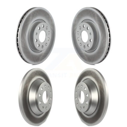 Front Rear Coated Disc Brake Rotors Kit For Audi Q3 Quattro TT KG-100999