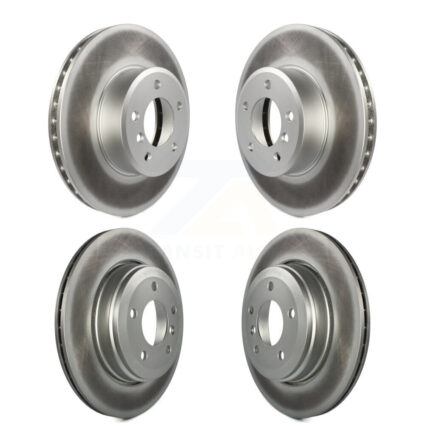 Front Rear Coated Disc Brake Rotors Kit For BMW 530i 525i 528i KG-101002
