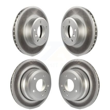 Front Rear Coated Disc Brake Rotors Kit For BMW 530xi 528i xDrive 535i 535xi 528xi 525xi KG-101003
