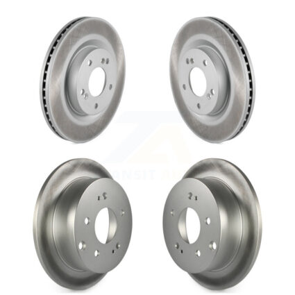 Front Rear Coated Disc Brake Rotors Kit For Mitsubishi Eclipse Galant KG-101013