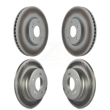 Front Rear Coated Disc Brake Rotors Kit For Hyundai Sonata Kia Optima KG-101019