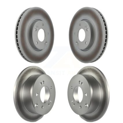Front Rear Coated Disc Brake Rotors Kit For Kia Forte Koup Forte5 KG-101020