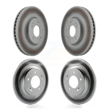 Front Rear Coated Disc Brake Rotors Kit For Kia Optima Hyundai Sonata Soul EV KG-101023