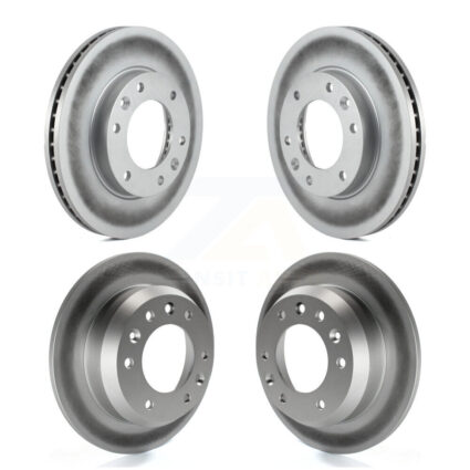 Front Rear Coated Disc Brake Rotors Kit For Kia Sedona Hyundai Entourage KG-101025