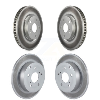 Front Rear Coated Disc Brake Rotors Kit For Toyota Matrix Pontiac Vibe KG-101026