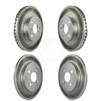 Front Rear Coated Disc Brake Rotors Kit For Toyota Yaris KG-101033