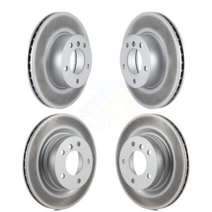 Front Rear Coated Disc Brake Rotors Kit For BMW 328i 323i 325i KG-101036