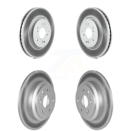 Front Rear Coated Disc Brake Rotors Kit For Honda Accord Crosstour KG-101044