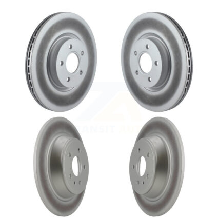 Front Rear Coated Disc Brake Rotors Kit For Ford Escape Lincoln MKC KG-101052