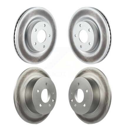 Front Rear Coated Disc Brake Rotors Kit For Nissan Altima KG-101054
