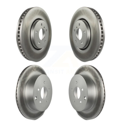 Front Rear Coated Disc Brake Rotors Kit For INFINITI FX35 FX45 FX37 KG-101056