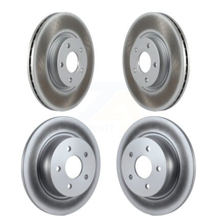 Front Rear Coated Disc Brake Rotors Kit For Ford Escape C-Max KG-101066