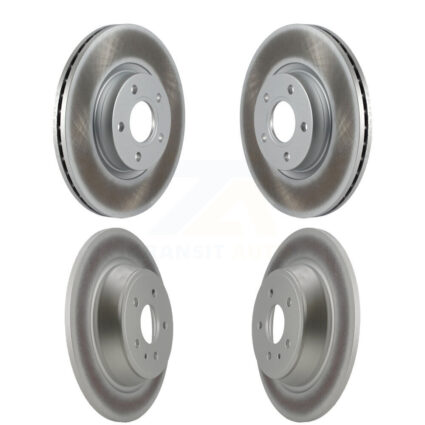 Front Rear Coated Disc Brake Rotors Kit For Ford Escape KG-101067