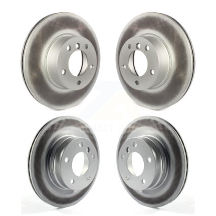 Front Rear Coated Disc Brake Rotors Kit For BMW 320i 328d KG-101097