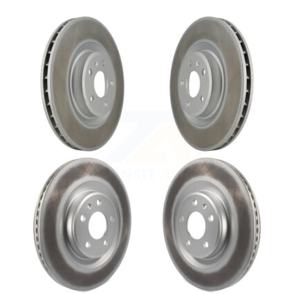 Front Rear Coated Disc Brake Rotors Kit For Audi Q5 Porsche Macan S4 S5 A6 Quattro A7 KG-101106