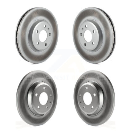 Front Rear Coated Disc Brake Rotors Kit For Audi Q5 A4 Quattro A5 allroad KG-101107