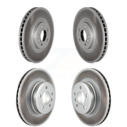 Front Rear Coated Disc Brake Rotors Kit For BMW X5 X6 xDrive50i KG-101111