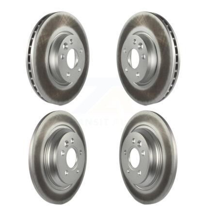 Front Rear Coated Disc Brake Rotors Kit For Volvo S60 V70 With 300mm Diameter Rotor KG-101112