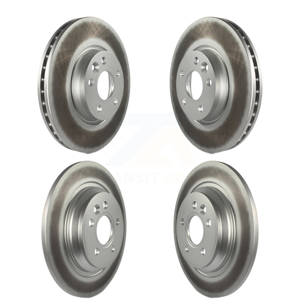 Front Rear Coated Disc Brake Rotors Kit For Volvo S60 V70 With 300mm Diameter Rotor KG-101112