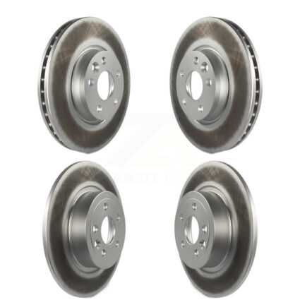 Front Rear Coated Disc Brake Rotors Kit For Land Rover Range Evoque KG-101114