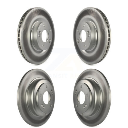 Front Rear Coated Disc Brake Rotors Kit For Hyundai Genesis Coupe KG-101123
