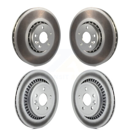 Front Rear Coated Disc Brake Rotors Kit For Volvo XC60 KG-101124