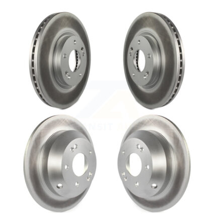 Front Rear Coated Disc Brake Rotors Kit For Hyundai Santa Fe Kia Sorento KG-101125