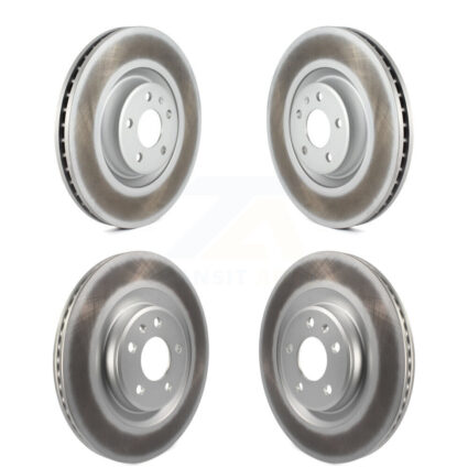 Front Rear Coated Disc Brake Rotors Kit For Audi A6 Quattro A7 KG-101151