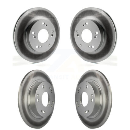 Front Rear Coated Disc Brake Rotors Kit For Honda Civic Acura ILX KG-101154