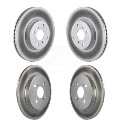 Front Rear Coated Disc Brake Rotors Kit For Toyota Yaris KG-101157