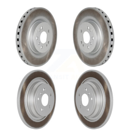 Front Rear Coated Disc Brake Rotors Kit For Mercedes-Benz ML350 GLE350 ML250 GLE300d KG-101158