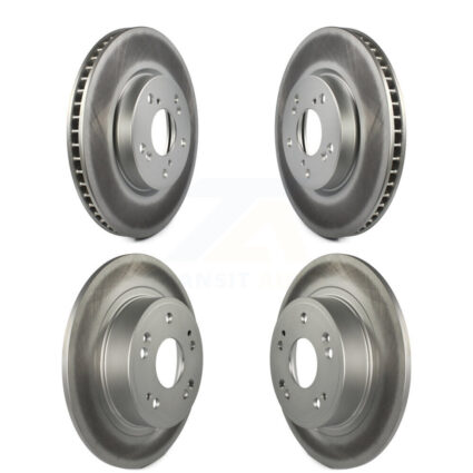 Front Rear Coated Disc Brake Rotors Kit For Honda Accord KG-101166