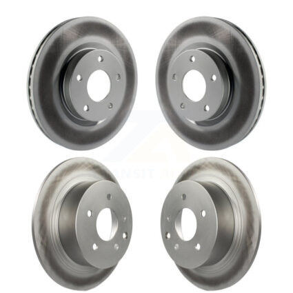 Front Rear Coated Disc Brake Rotors Kit For Nissan Altima KG-101191