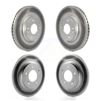 Front Rear Coated Disc Brake Rotors Kit For Hyundai Kia Optima Elantra GT Sonata KG-101196