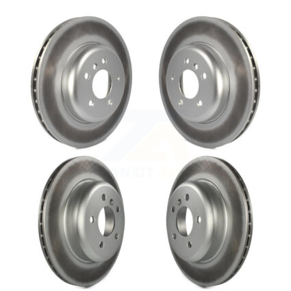 Front Rear Coated Disc Brake Rotors Kit For BMW 535i xDrive 535d ActiveHybrid 5 KG-101218