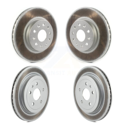 Front Rear Coated Disc Brake Rotors Kit For Cadillac CTS KG-101232