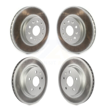 Front Rear Coated Disc Brake Rotors Kit For Chevrolet Camaro Cadillac CT5 CT6 KG-101233