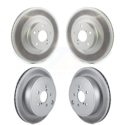 Front Rear Coated Disc Brake Rotors Kit For Subaru BRZ Toyota 86 GR86 KG-101254