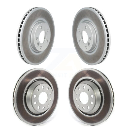 Front Rear Coated Disc Brake Rotors Kit For Volkswagen CC Passat KG-101270