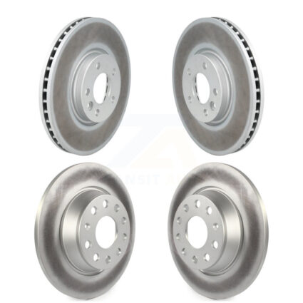 Front Rear Coated Disc Brake Rotors Kit For Volkswagen CC With 340mm Diameter Rotor KG-101271
