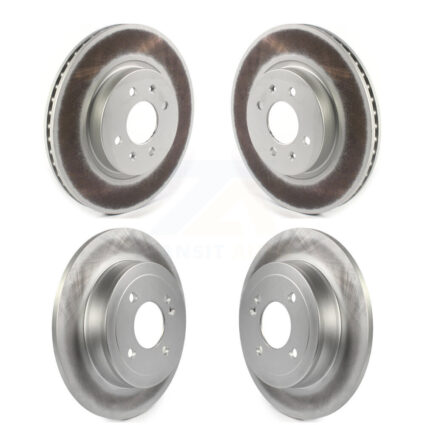 Front Rear Coated Disc Brake Rotors Kit For Kia Rio Hyundai Accent KG-101272