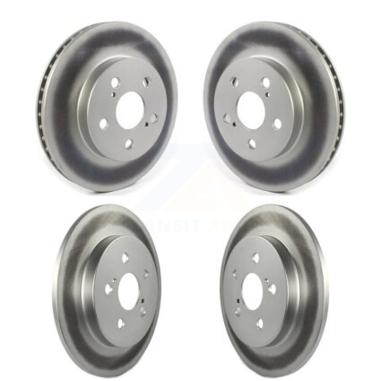 Front Rear Coated Disc Brake Rotors Kit For Toyota Corolla Prius Prime AWD-e KG-101286