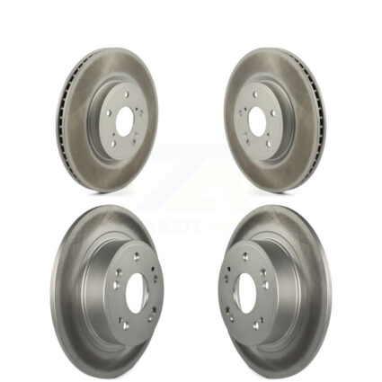 Front Rear Coated Disc Brake Rotors Kit For Honda Accord KG-101291