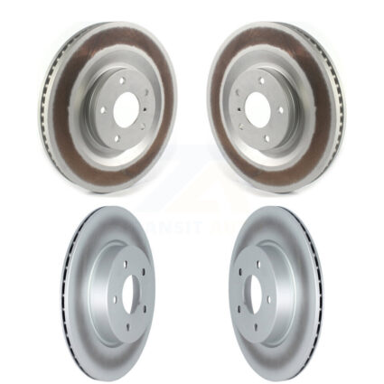 Front Rear Coated Disc Brake Rotors Kit For INFINITI QX50 QX55 KG-101302