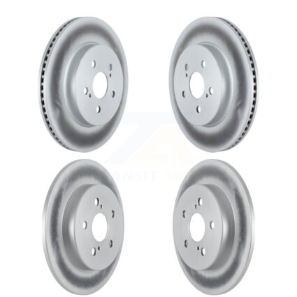 Front Rear Coated Disc Brake Rotors Kit For Toyota Corolla KG-101307