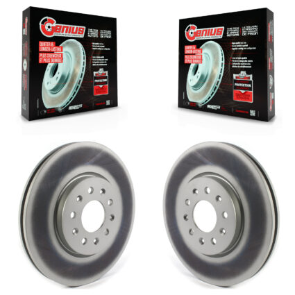 Front Coat Disc Brake Rotor Pair For Chevrolet Equinox GMC Terrain Buick Envision LaCrosse KG-101312