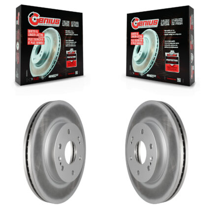 Front Coat Brake Rotor Pair For GMC Chevrolet Silverado 1500 Sierra Yukon Tahoe Limited XL KG-101314