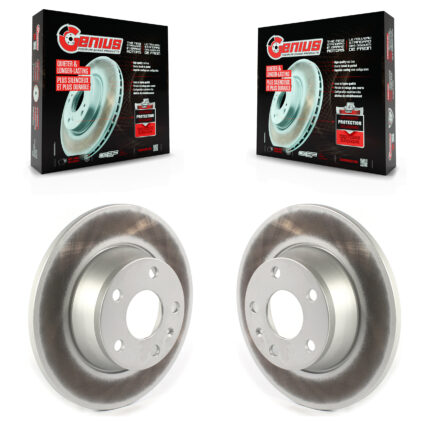 Rear Coated Disc Brake Rotors Pair For Audi TT Quattro With 286mm Diameter Rotor KG-101361