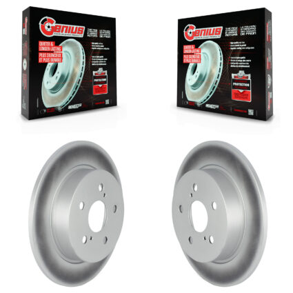 Rear Coated Disc Brake Rotors Pair For Toyota C-HR KG-101379